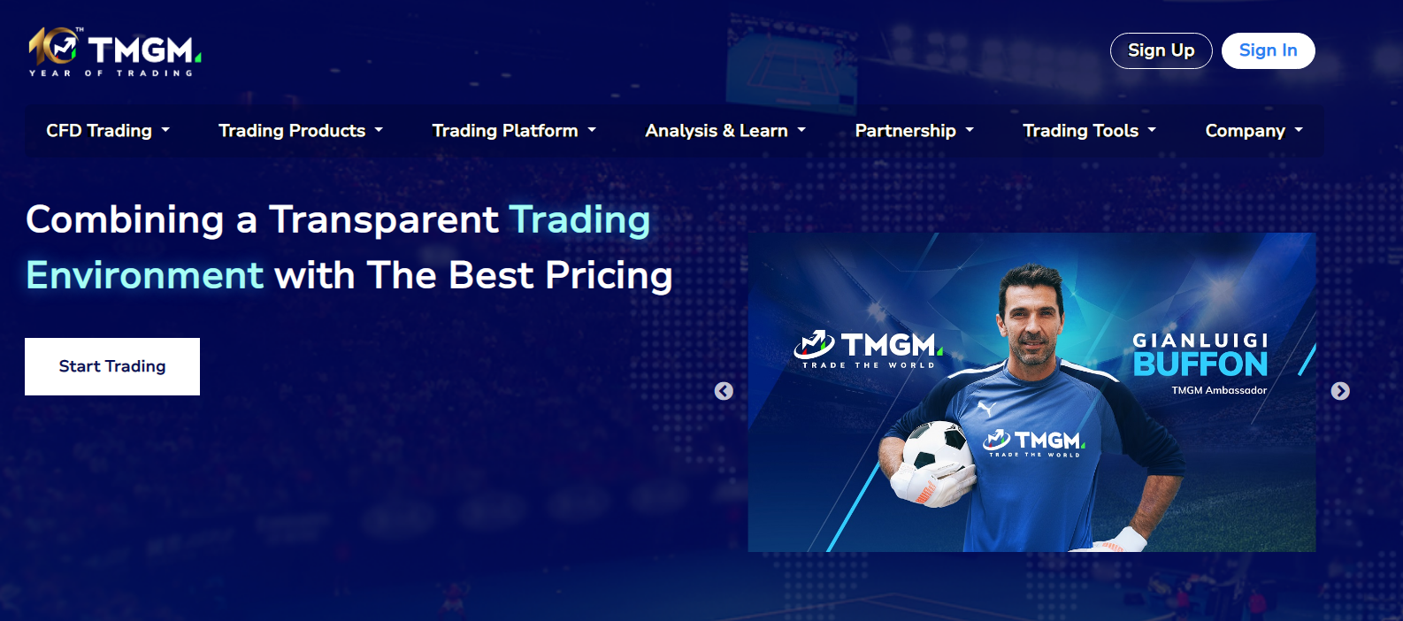 Tmgm.net homepage