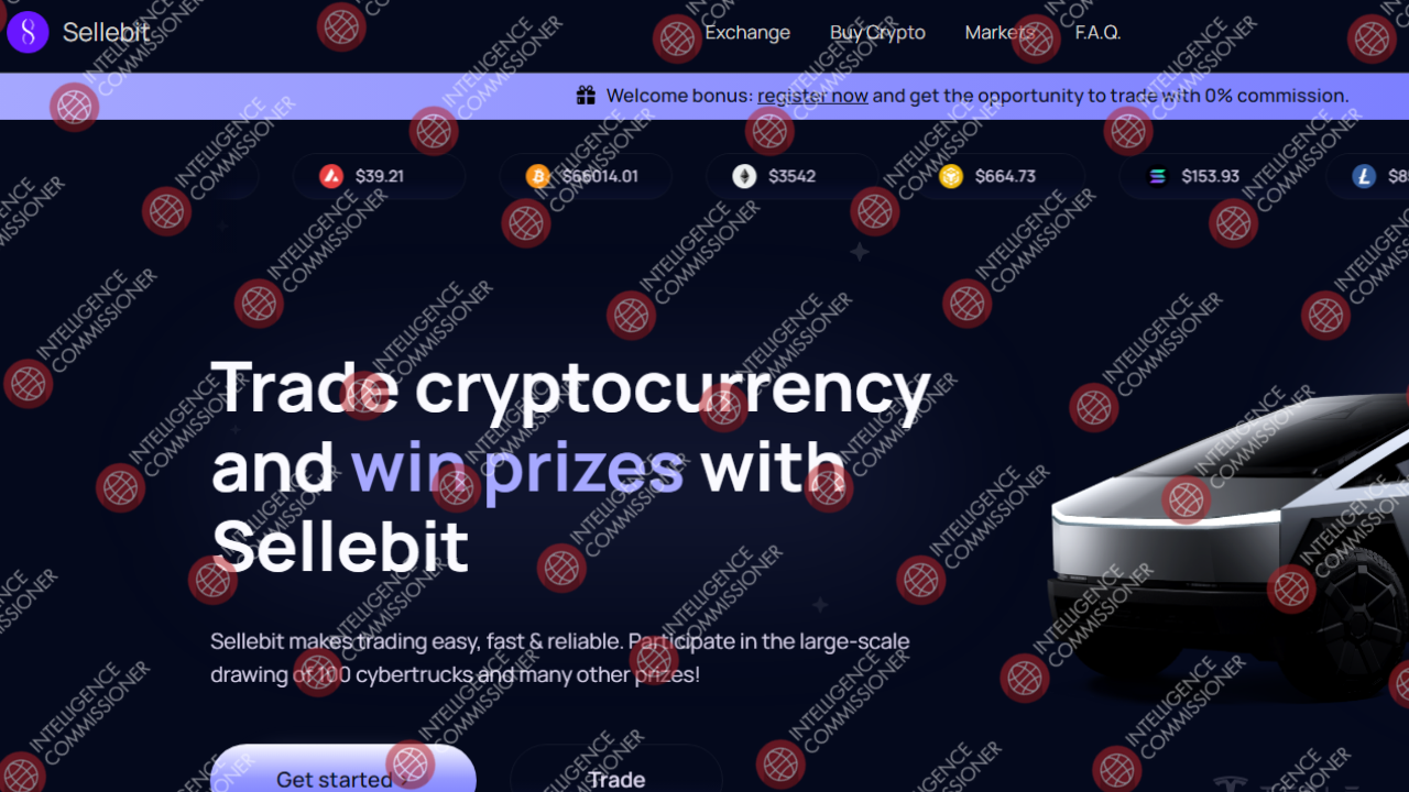 Sellebit Homepage