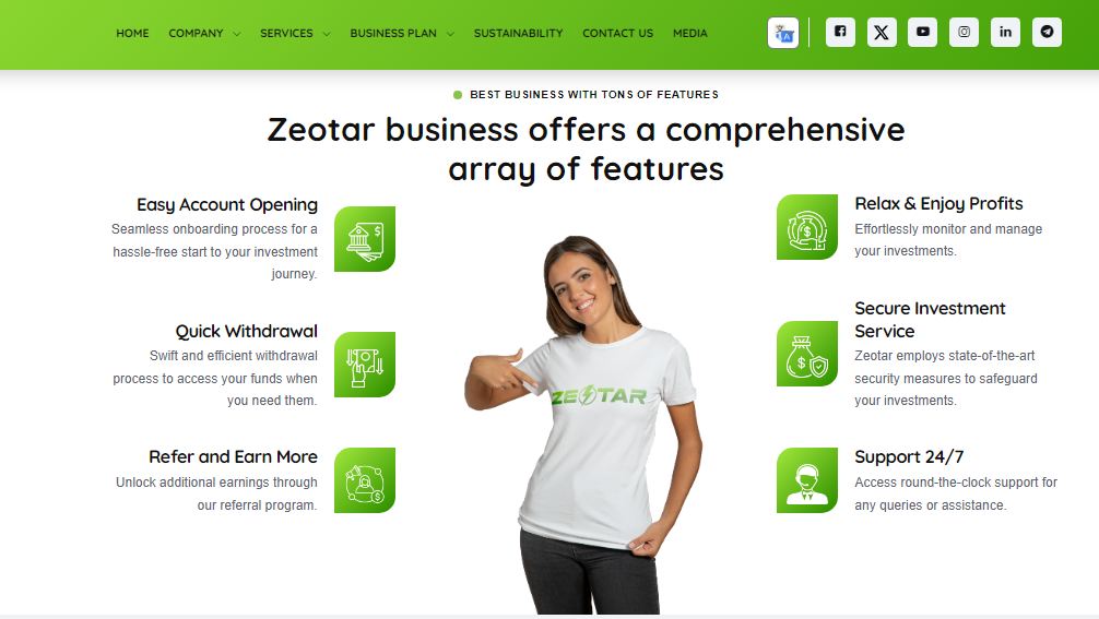 zeotar features
