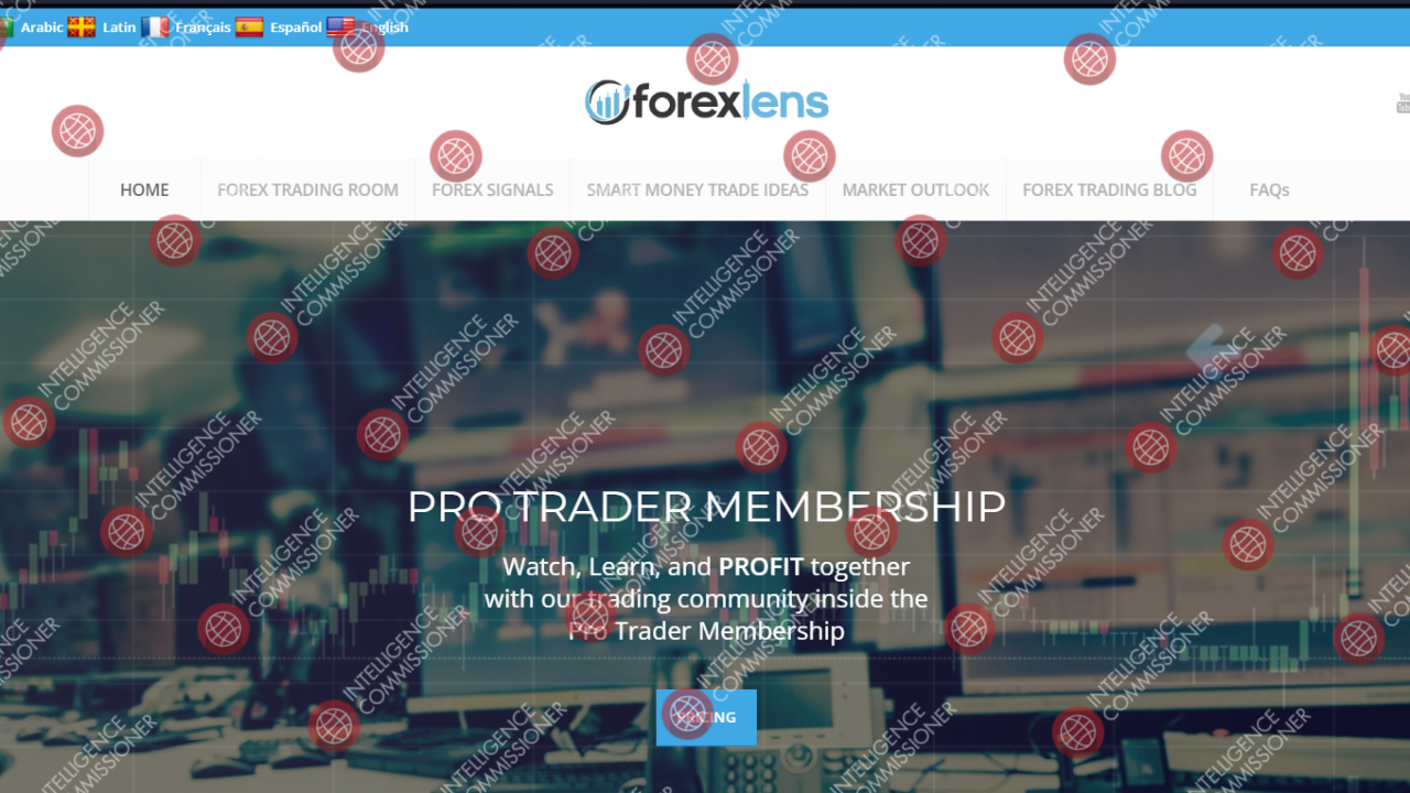 Forex Lens Homepage