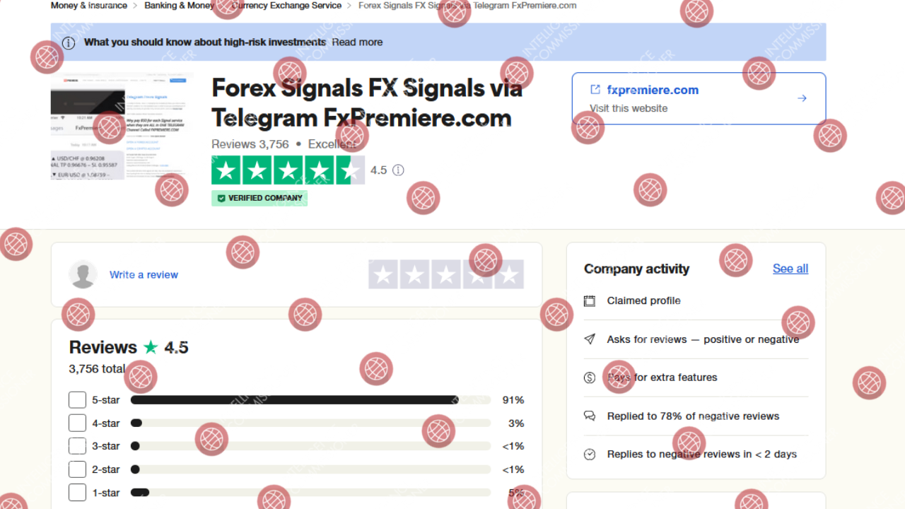 FXPremiere Trustpilot Reviews