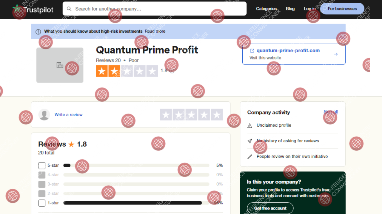 Quantum Prime Profit Trustpilot Reviews