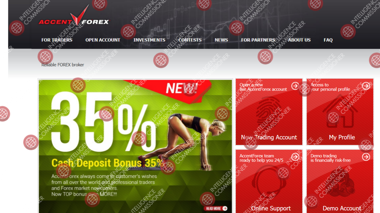 AccentForex Homepage