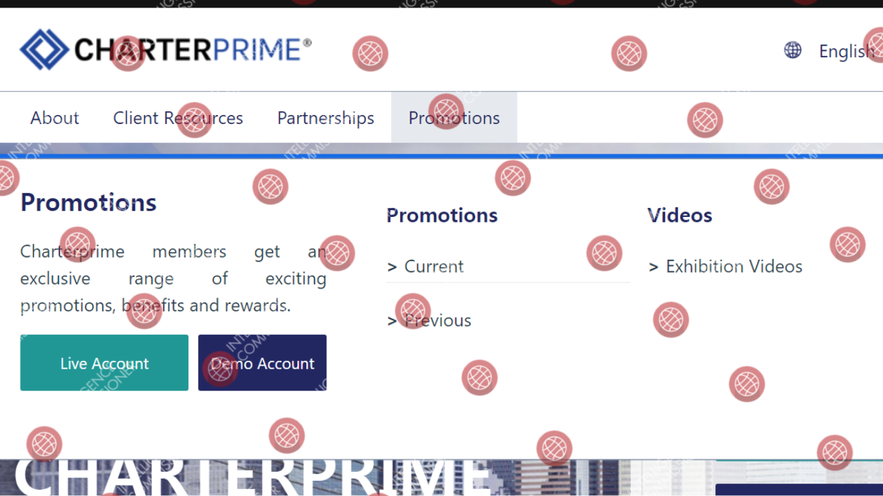 Charterprime Accounts type