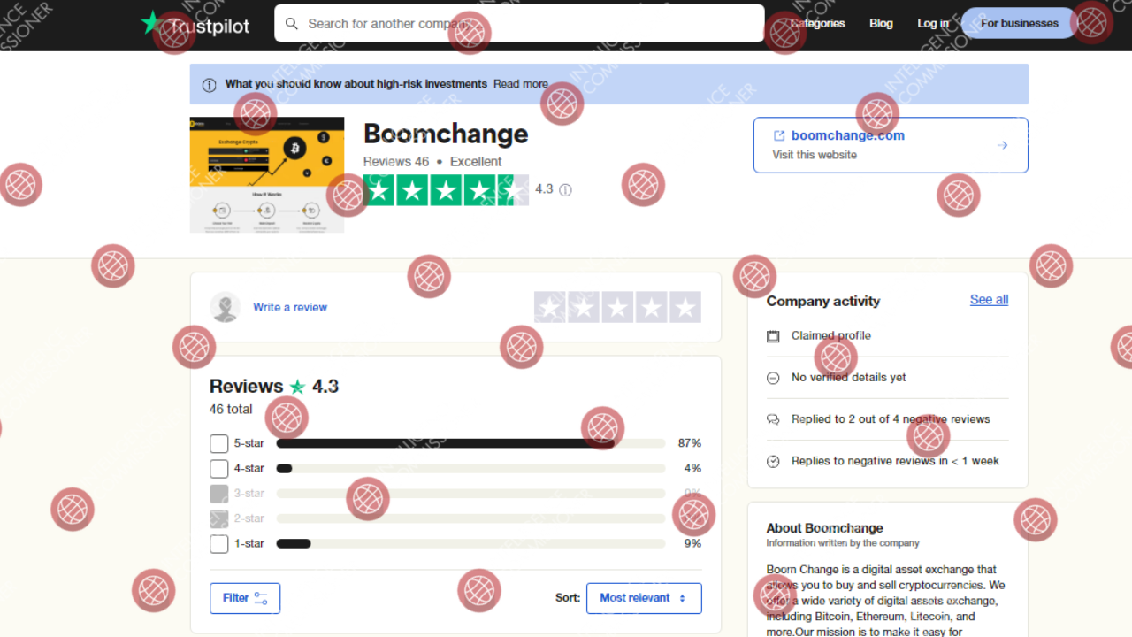Boomchange Trustpilot Reviews