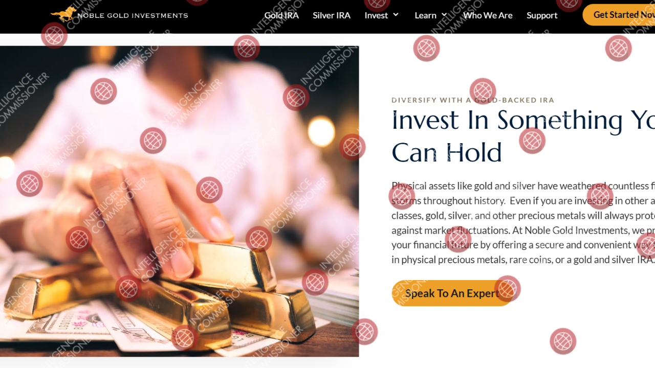 Noble Gold Investments Homepage