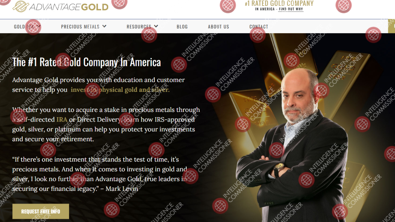 Advantage Gold Homepage