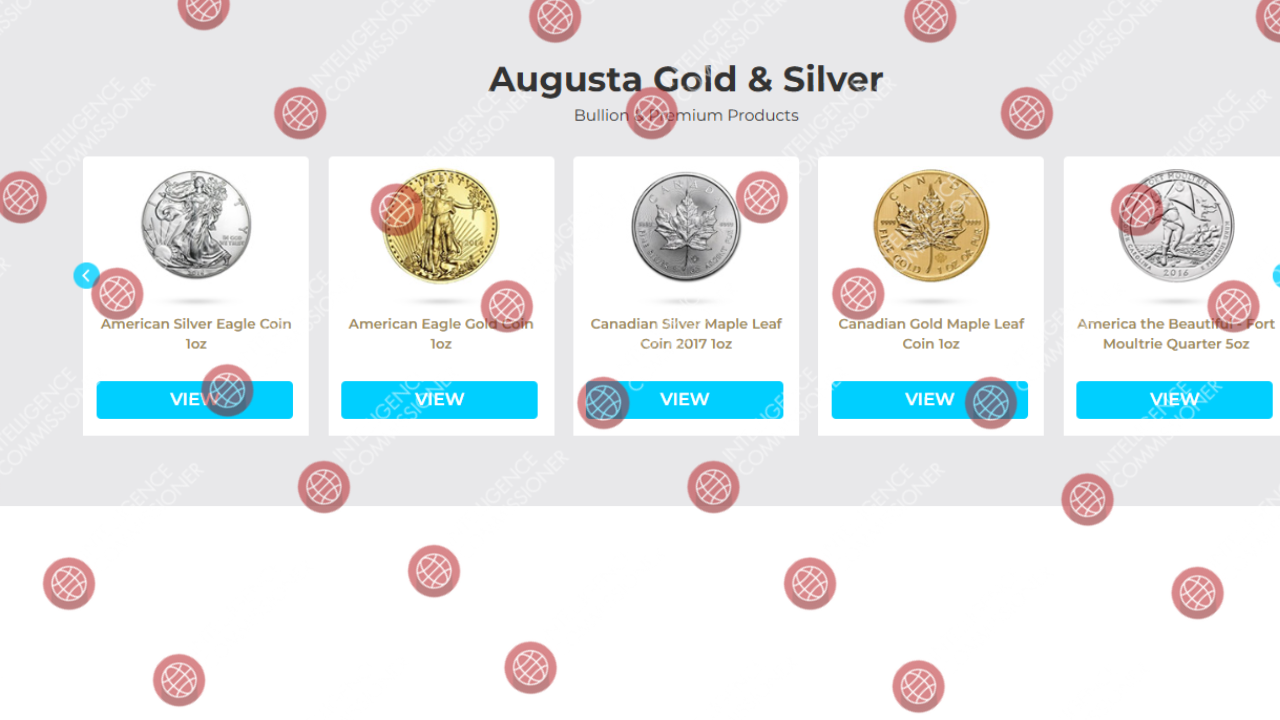 Products offer by Augusta Precious Metals Homepage