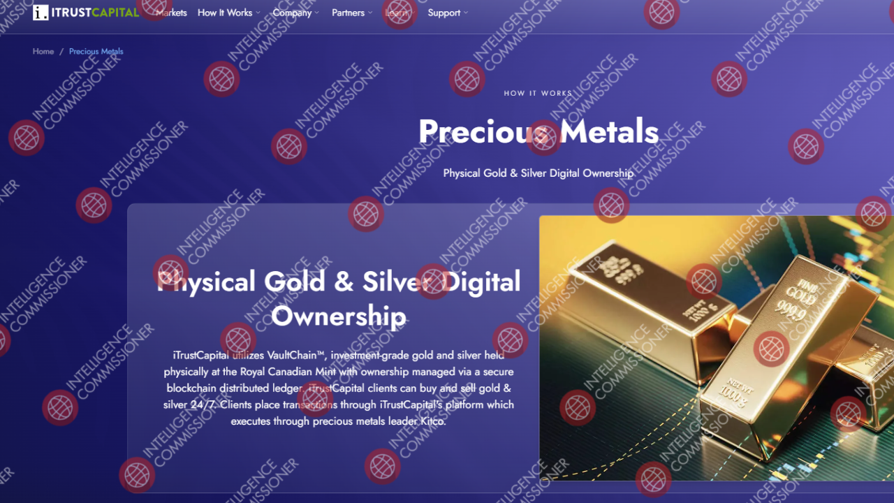 iTrustCapital precious Metals