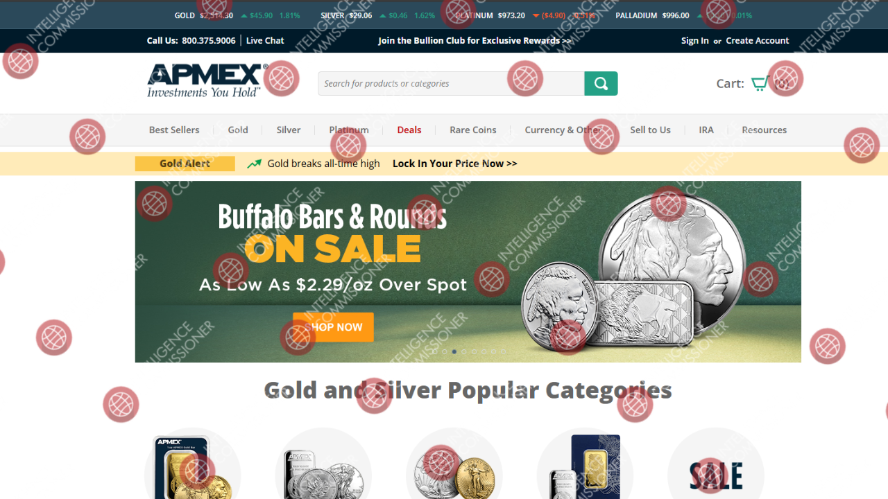 APMEX Homepage