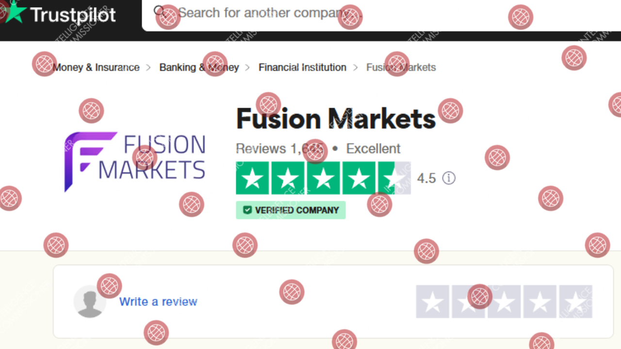 Fusion Markets reviews on Trustpilot