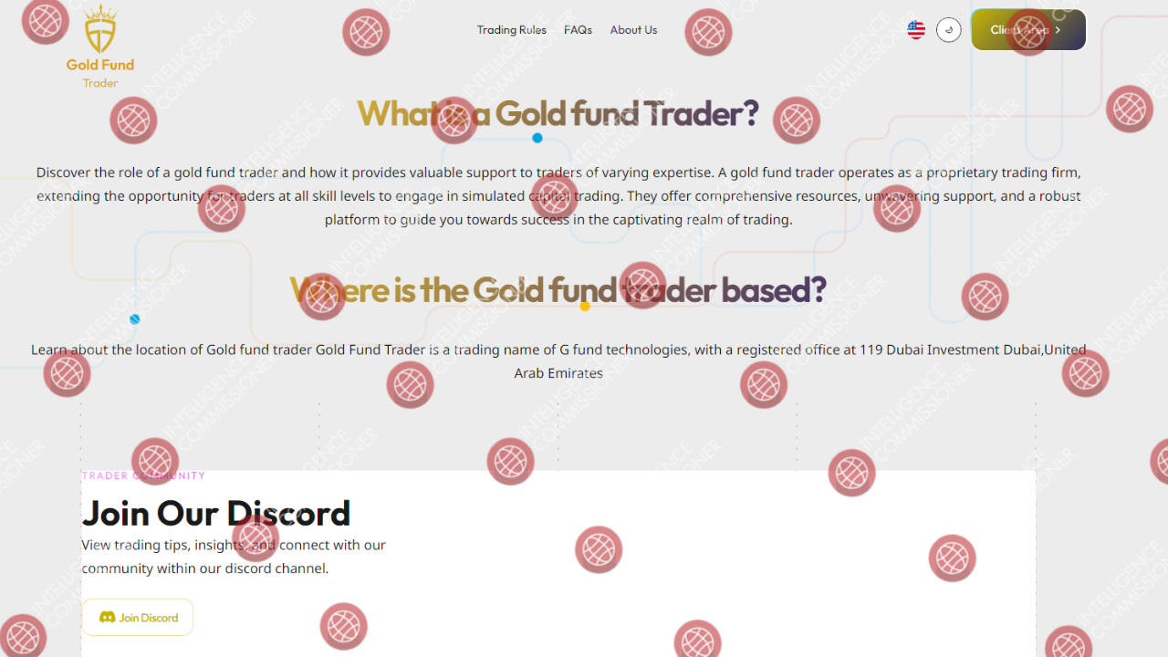 Gold Fund Trader Homepage