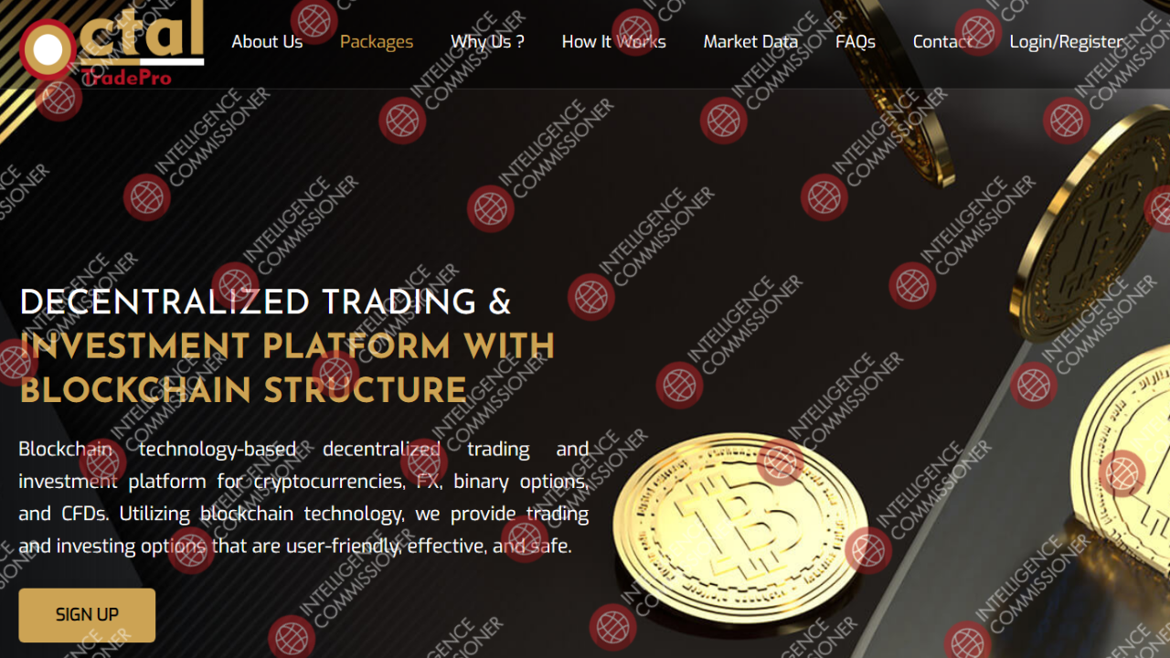 Octal Trade Pro Homepage