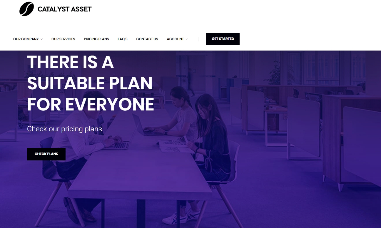 Catalystasset homepage