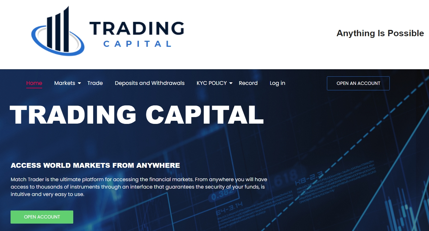 Tradingcapital.ltd Homepage