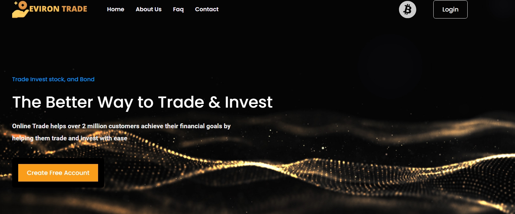 EvironTrade homepage