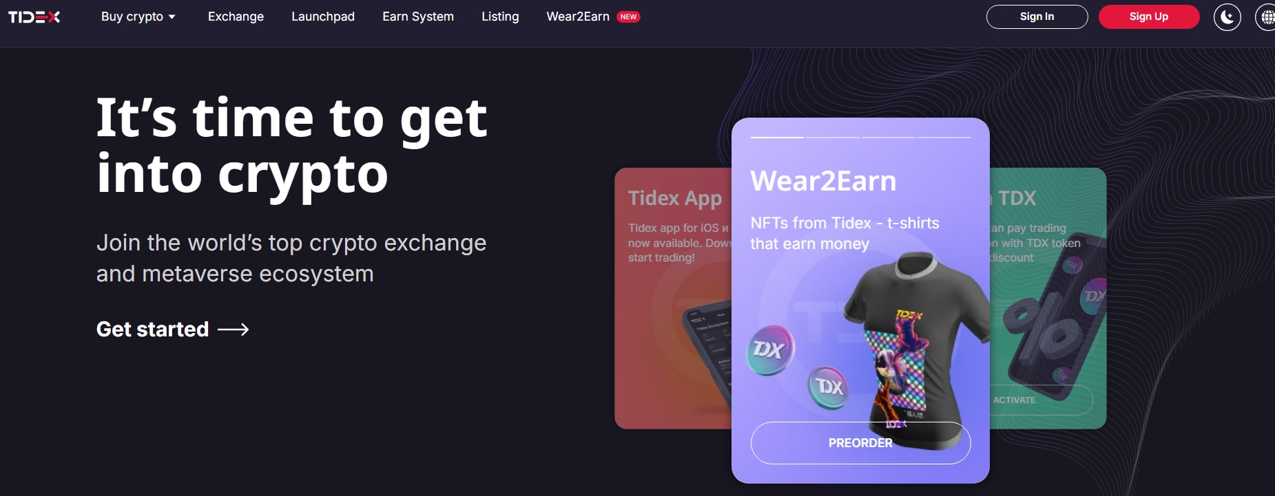 Tidex Homepage